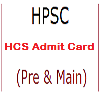 HPSC HCS Admit Card