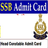 SSB Head Constable Admit Card