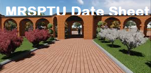 MRSPTU Date Sheet