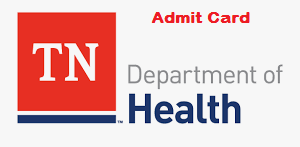 TN Health Inspector Admit Card