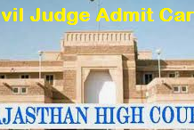 rajasthan high court civil judge admit card