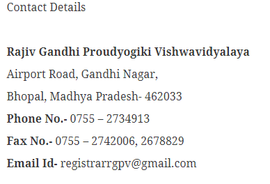 RGPV Diploma Result 2017 May/June 2nd 4th 6th Sem Polytechnic