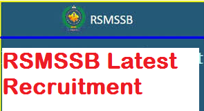 rsmssb recruitment 2019